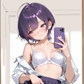 自撮り烏夜ちゃん 5枚目