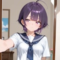 自撮り烏夜ちゃん 2枚目