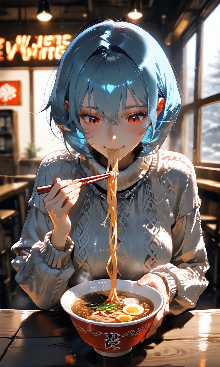 綾波レイとラーメンデート