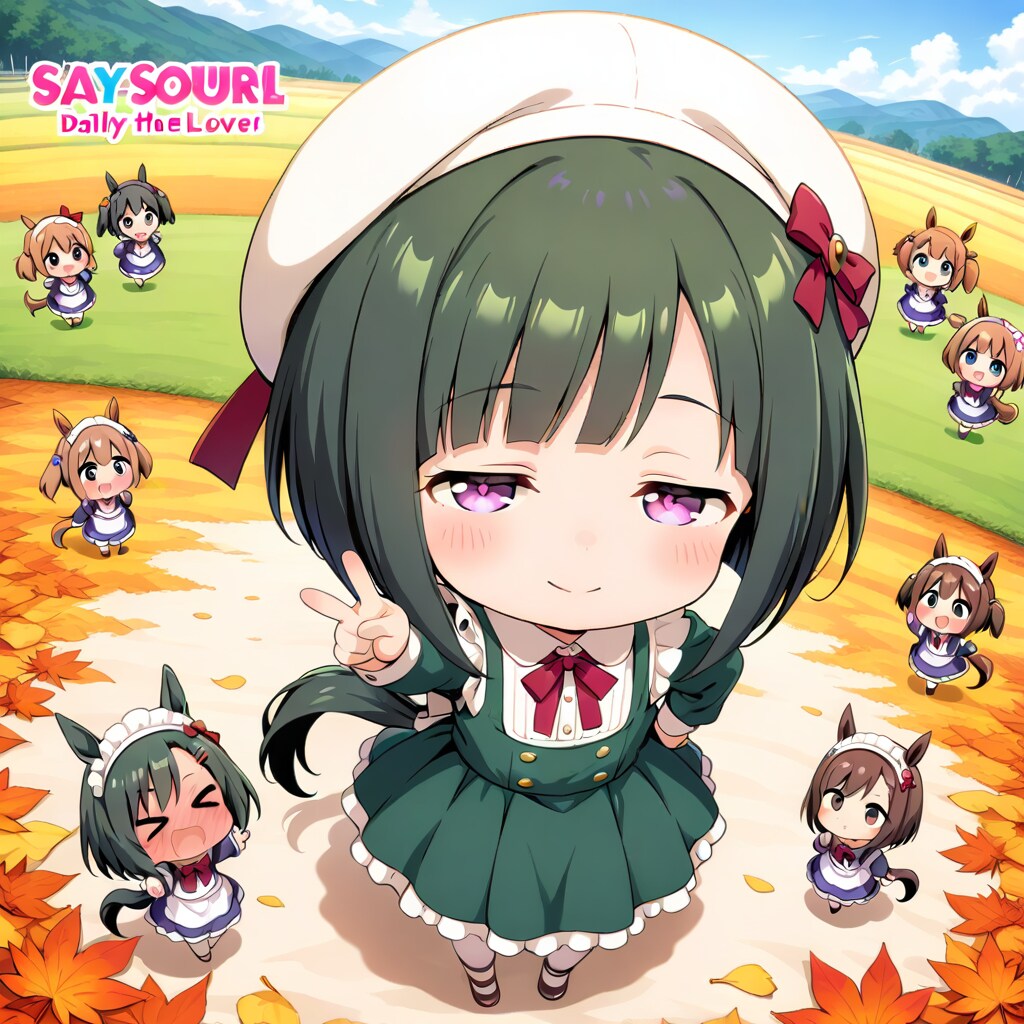 ウマちびちゃん達。