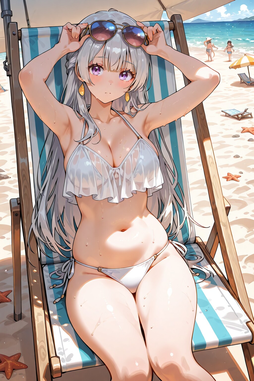 銀髪の女の子