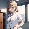 角オナ女子 5枚目