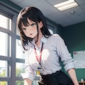 角オナ女子 3枚目