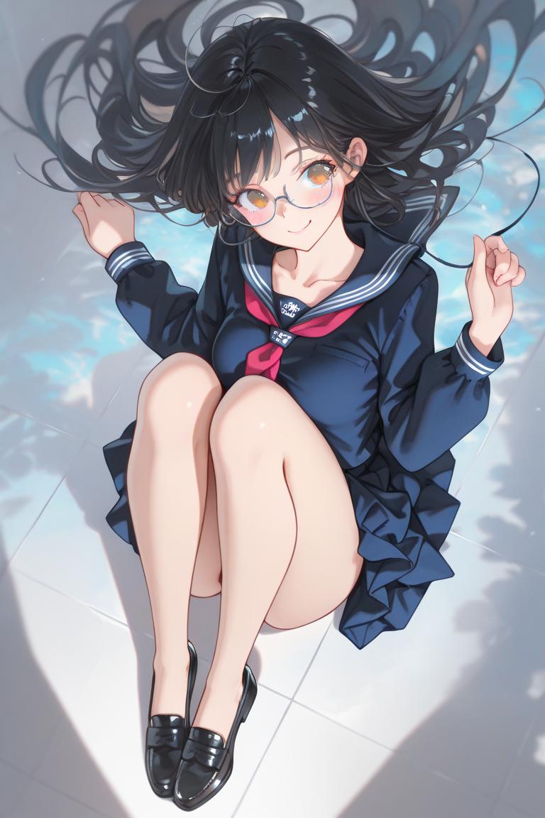 謎のセーラー服少女