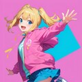 跳ぶ、スニーカー娘 3枚目