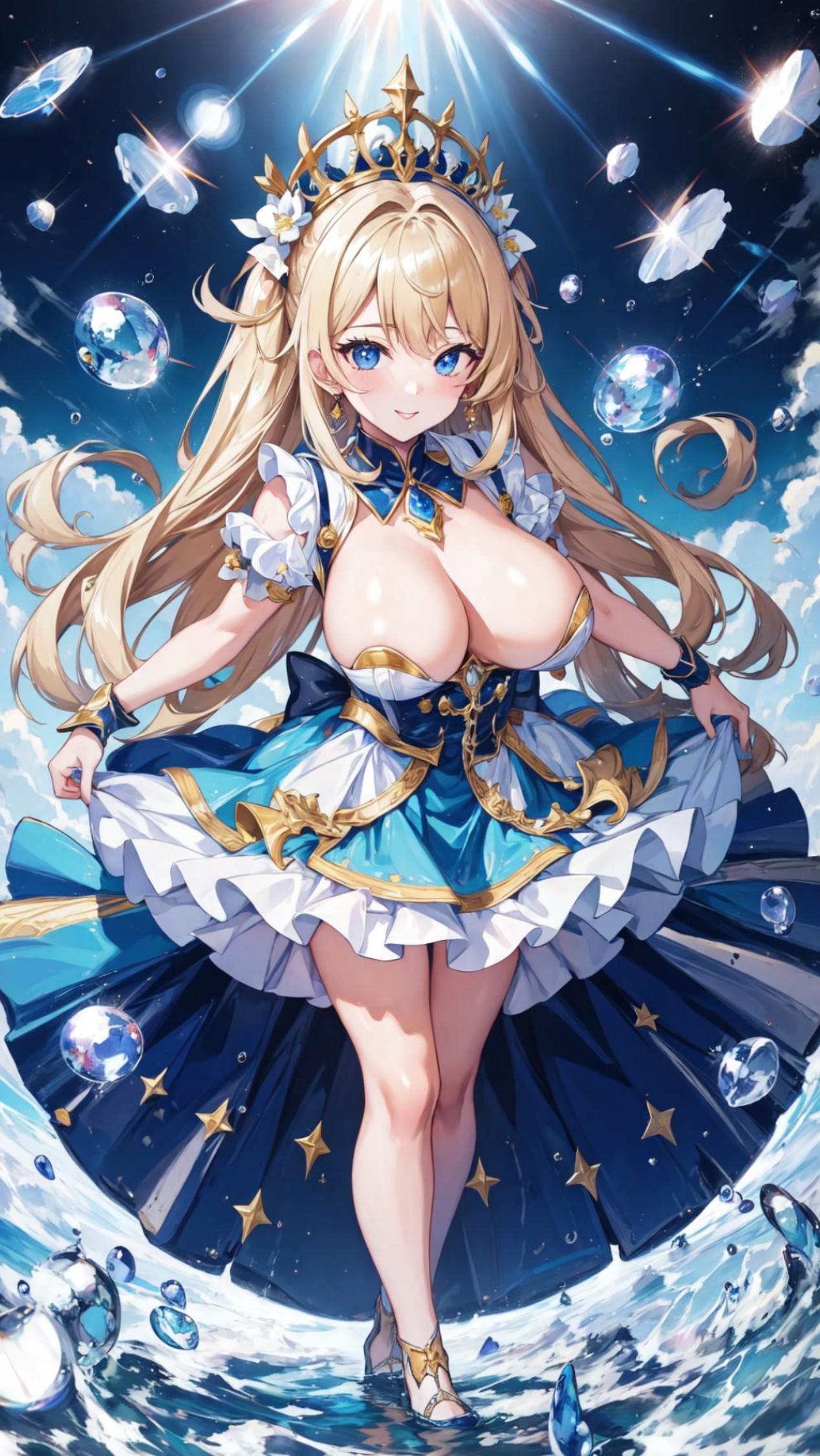 ドレスの金髪ちゃん