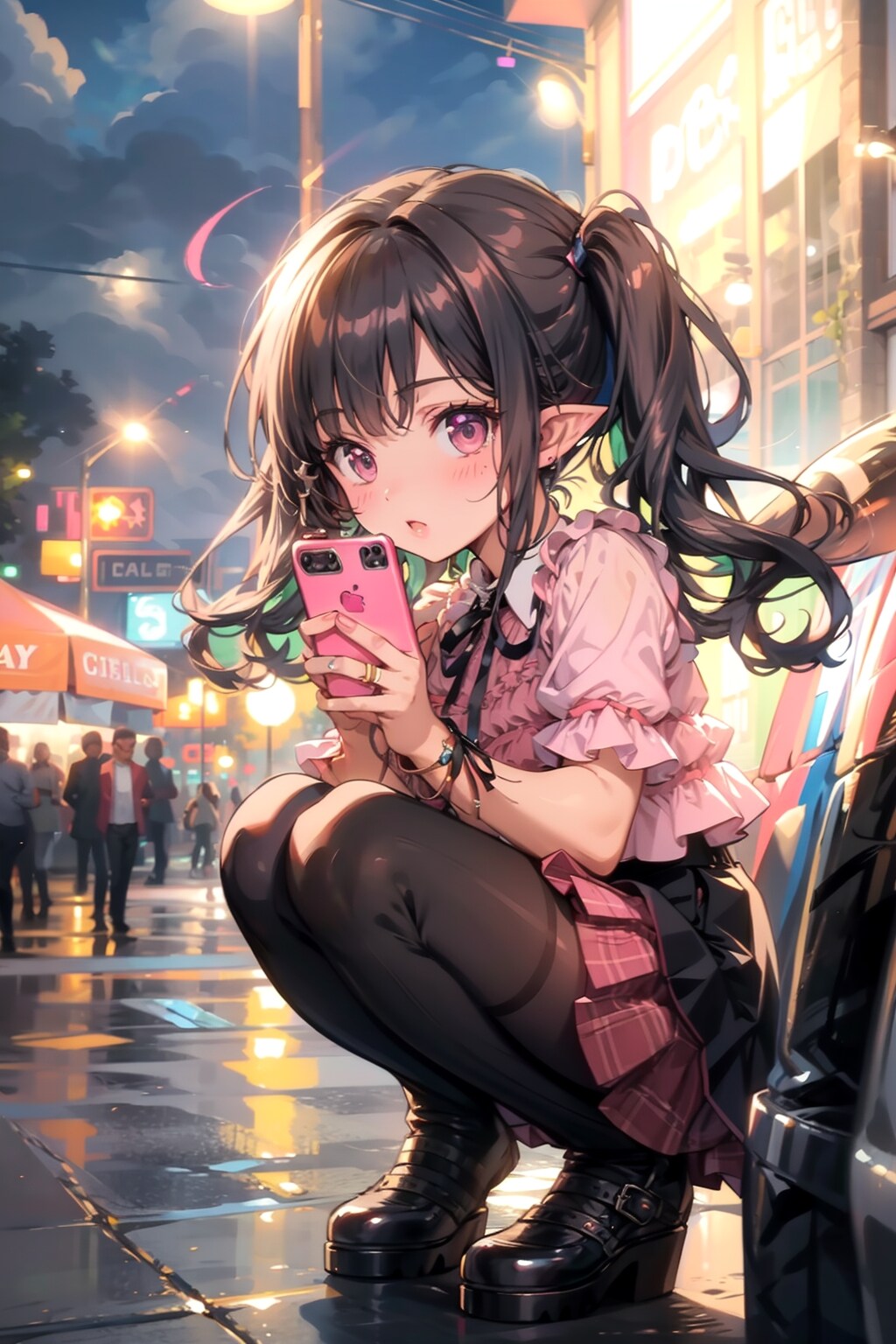 地雷系エルフみたいな感じの何か