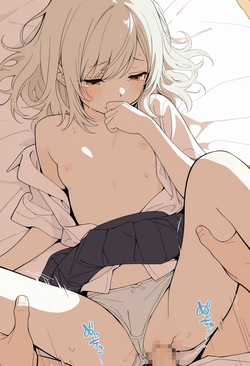 制服のままで入れられる幸薄ちゃん