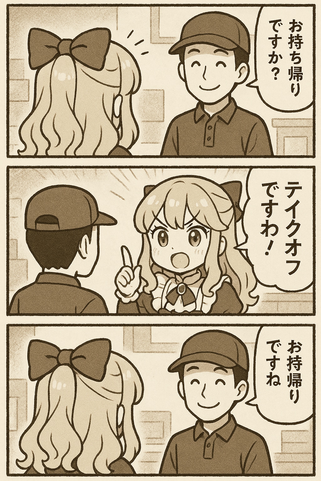 お持ち帰り