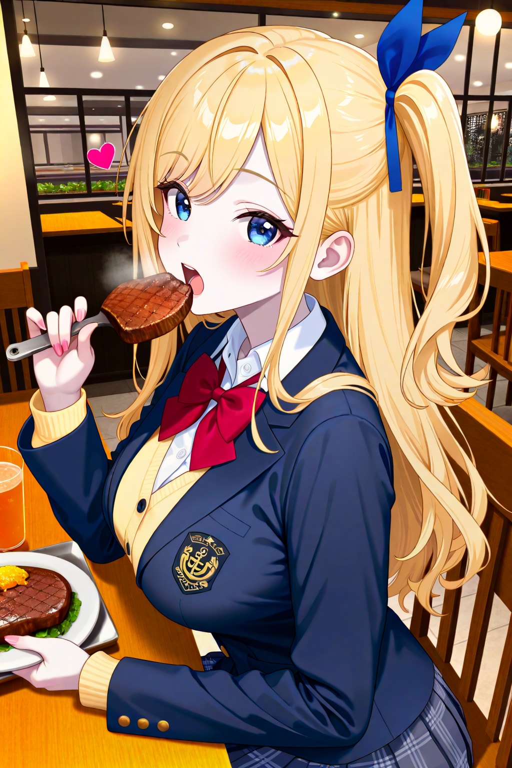 ステーキ食うナミちゃん