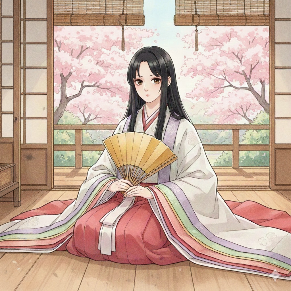 平安貴族女子（春）