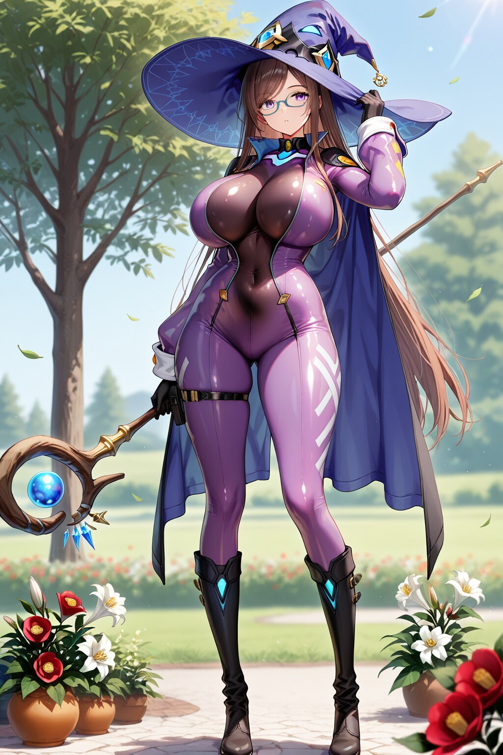 茶髪の魔女　ボディスーツ編