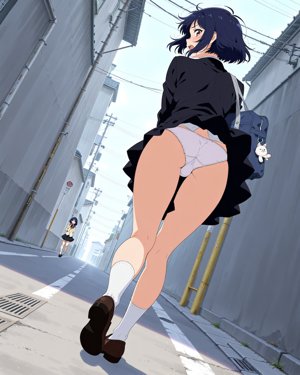 風が吹いた瞬間