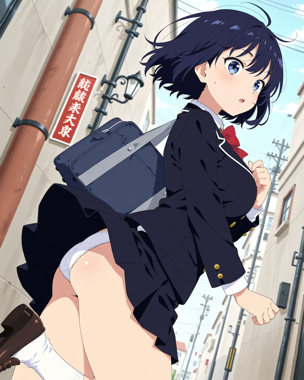 風が吹いた瞬間