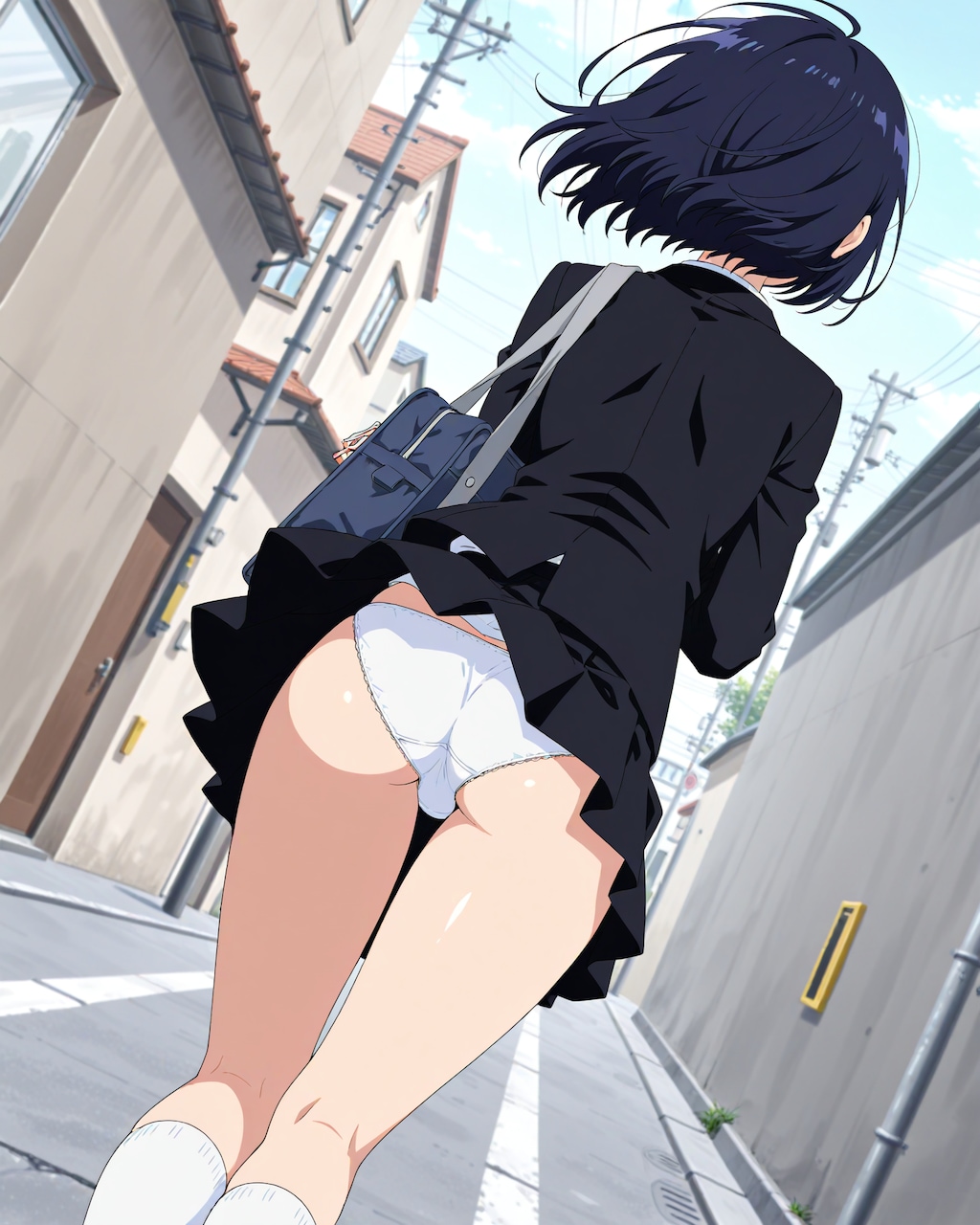 風が吹いた瞬間