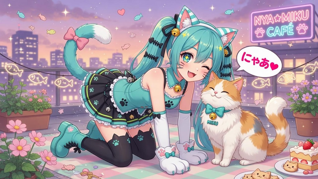 ミクさん　にゃあ🐾（Grok）