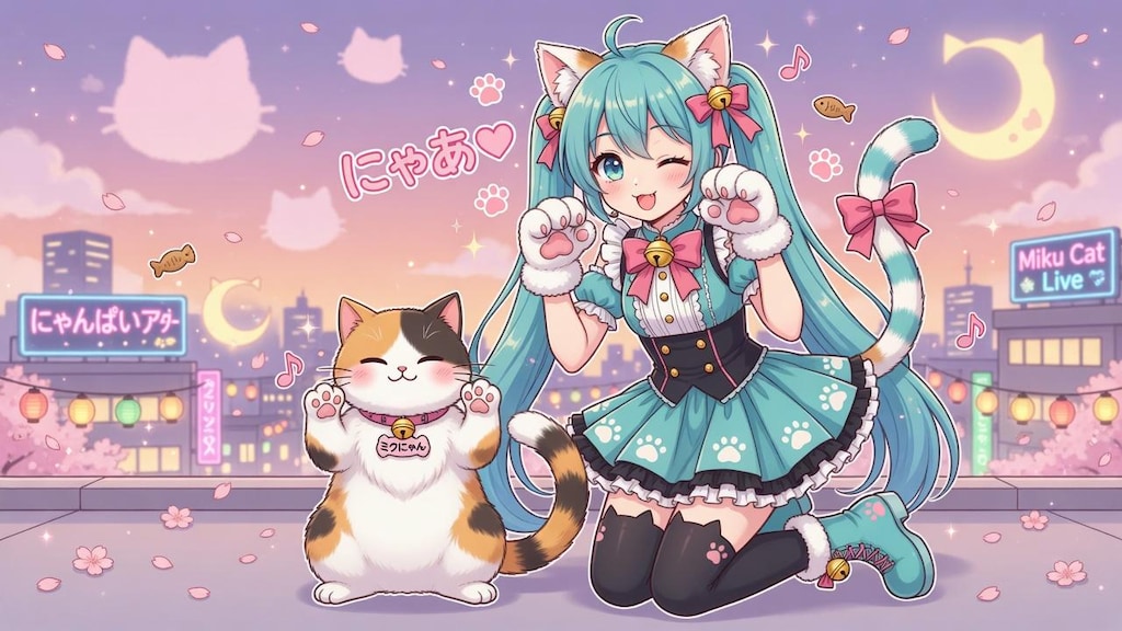 ミクさん　にゃあ🐾（Grok）