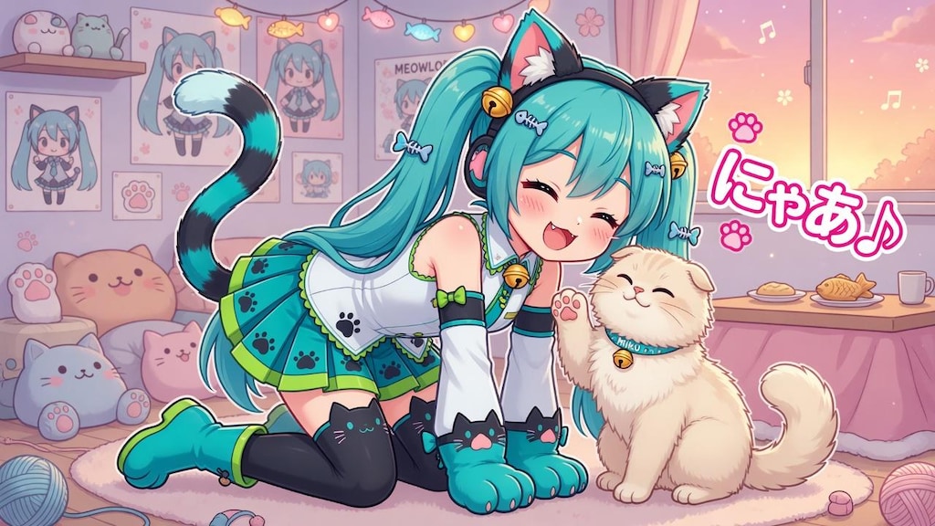 ミクさん　にゃあ🐾（Grok）