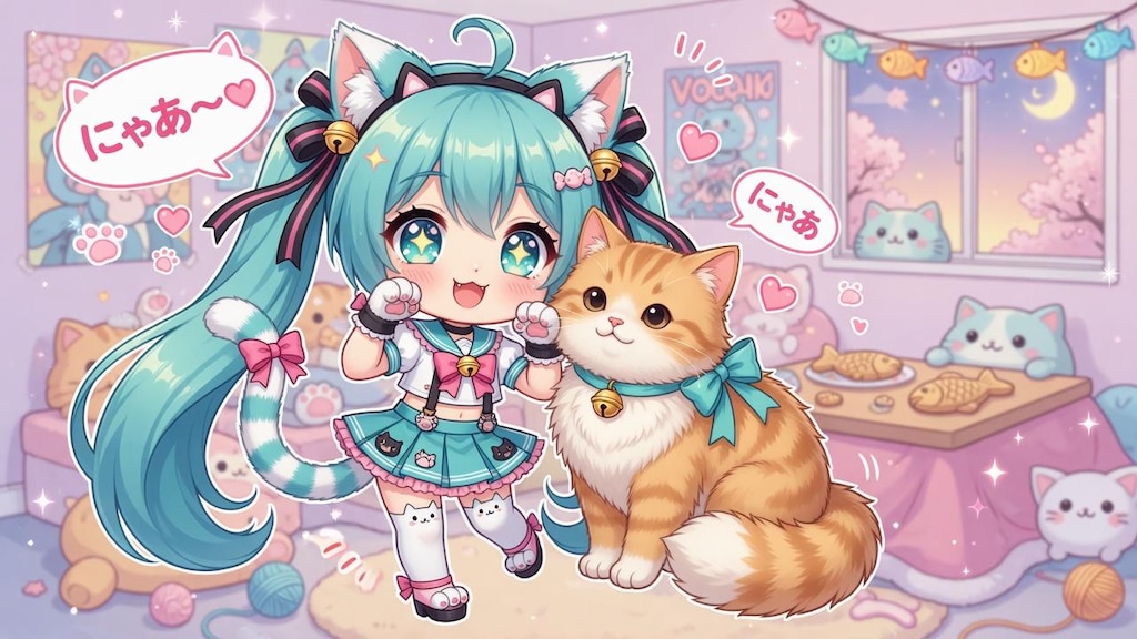 ミクさん　にゃあ🐾（Grok）