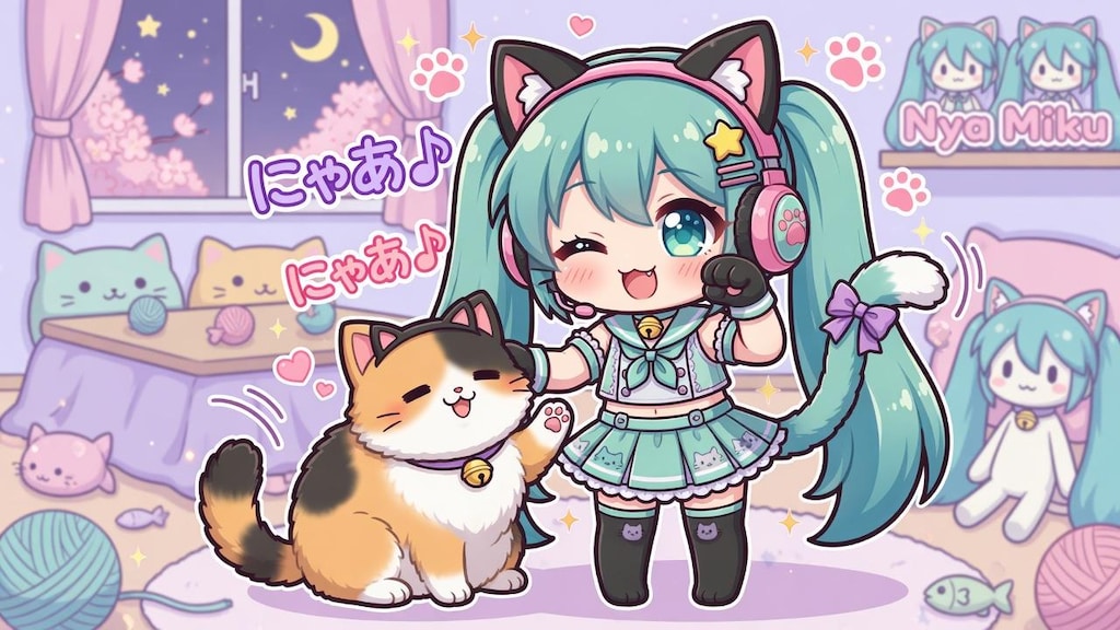 ミクさん　にゃあ🐾（Grok）