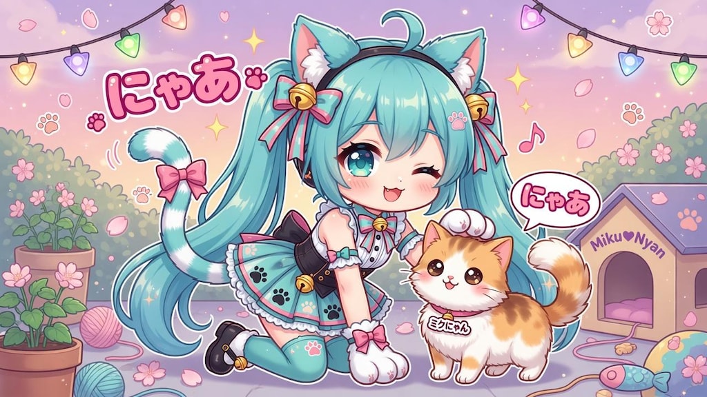 ミクさん　にゃあ🐾（Grok）