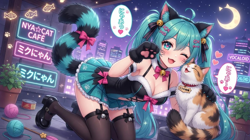 ミクさん　にゃあ🐾（Grok）