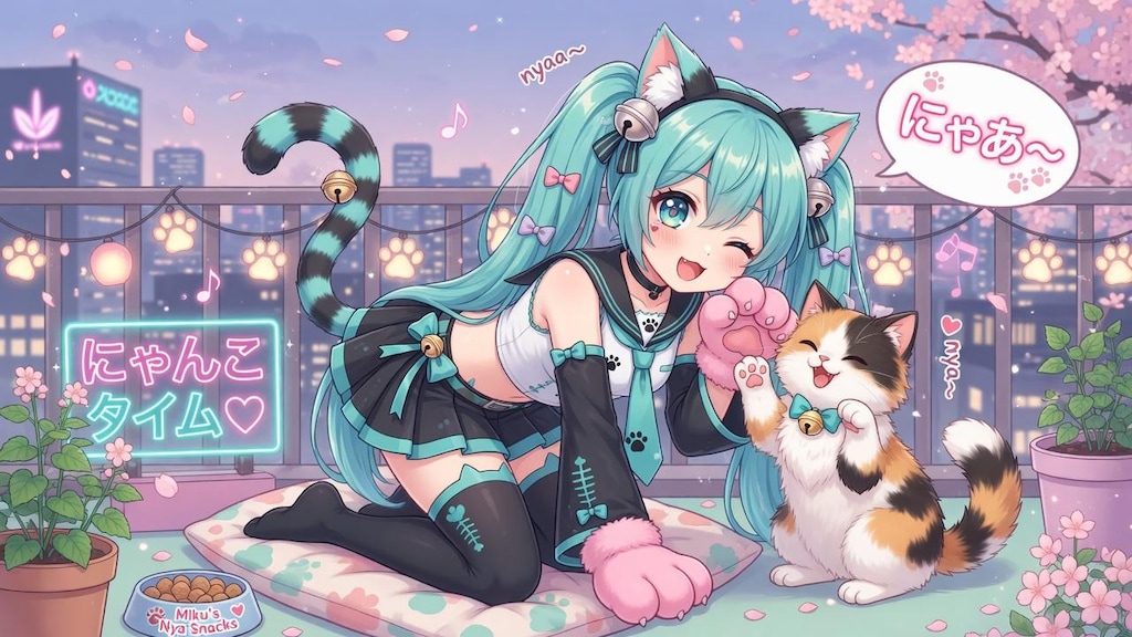 ミクさん　にゃあ🐾（Grok）