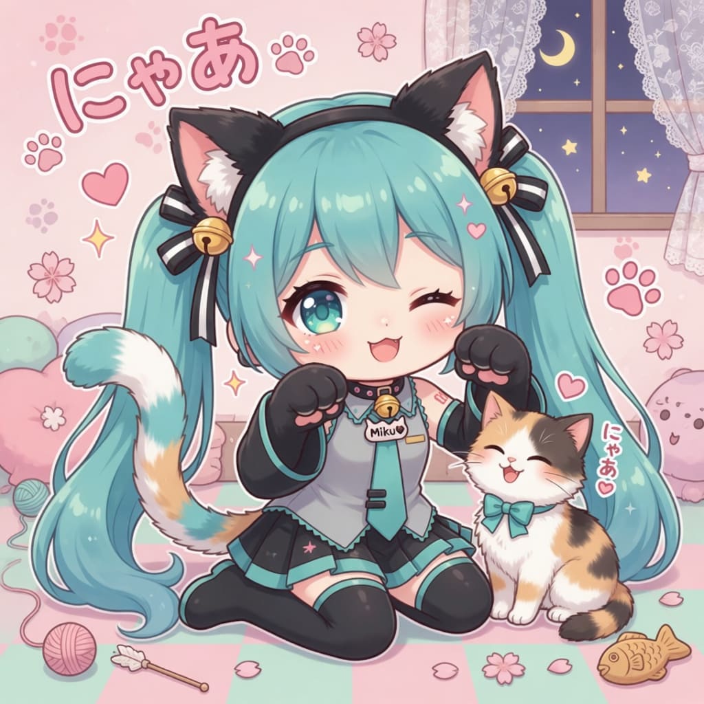ミクさん　にゃあ🐾（Grok）