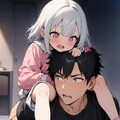 おんぶ(肩車) 3枚目