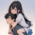 おんぶ(肩車) 2枚目