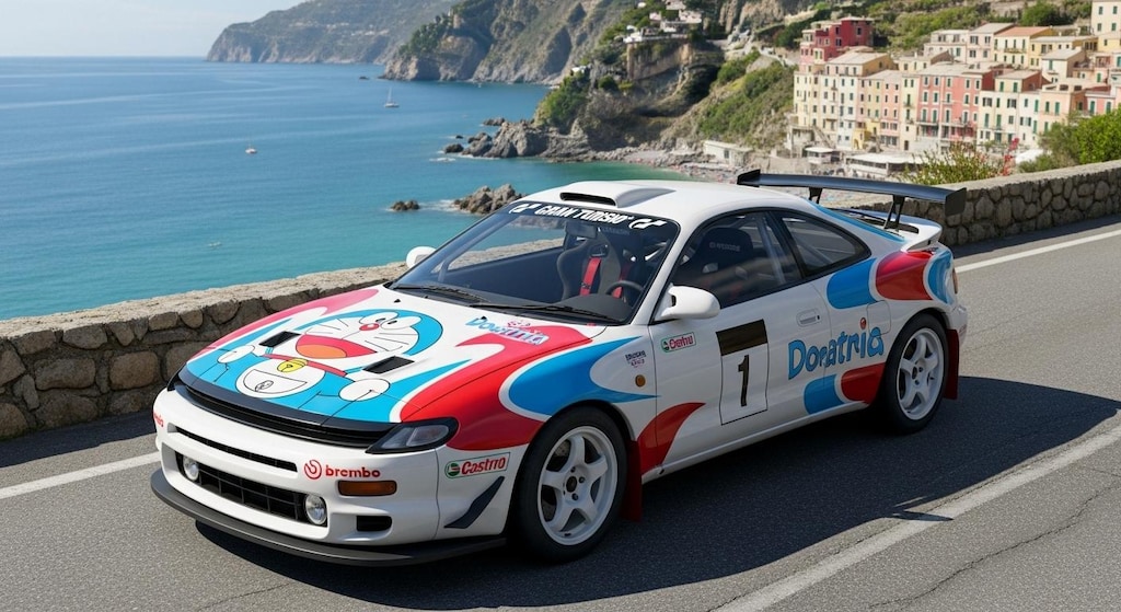 セリカドラえもん痛車ラリーカー