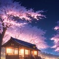 夜桜満開 2枚目