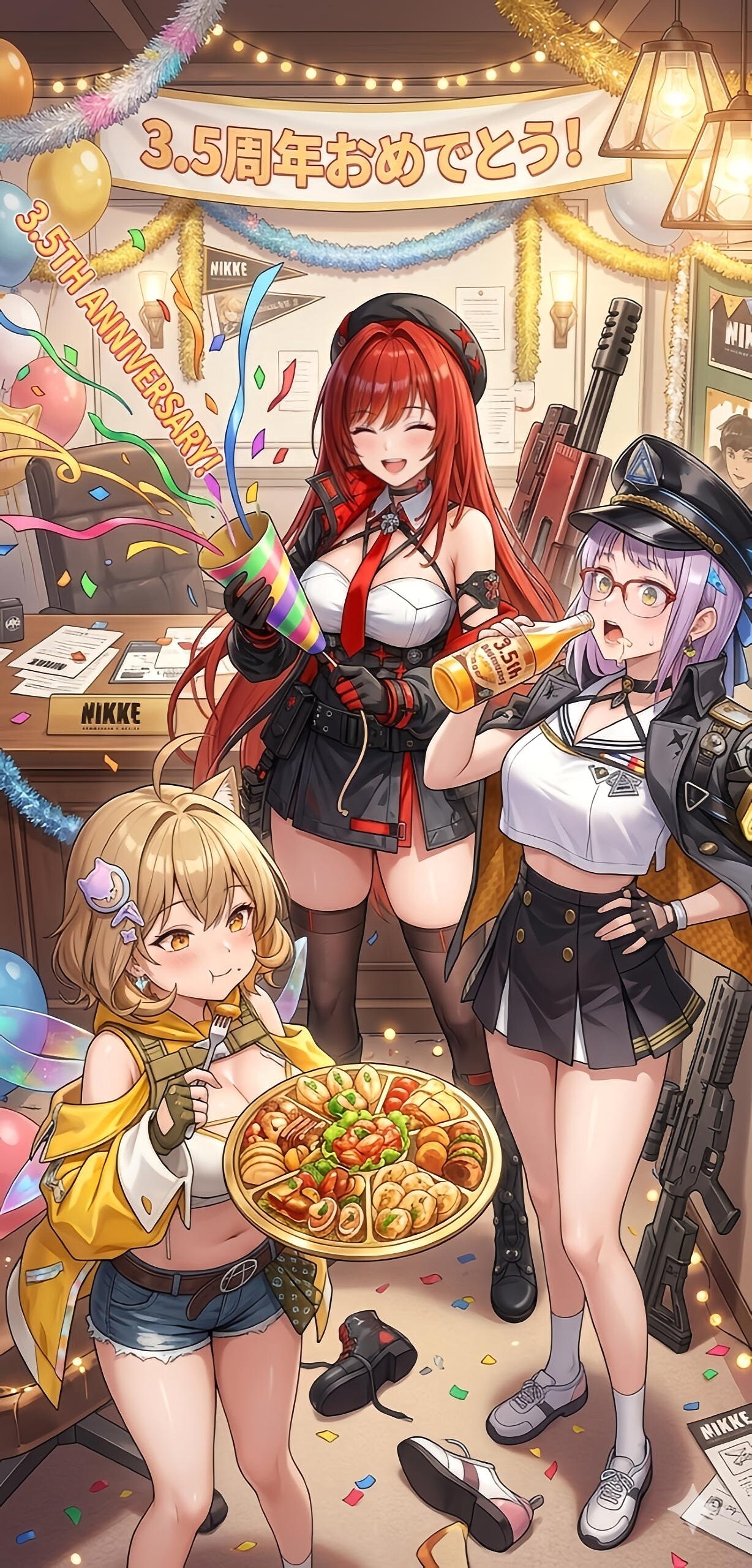 NIKKE3.5周年おめでとう🎉