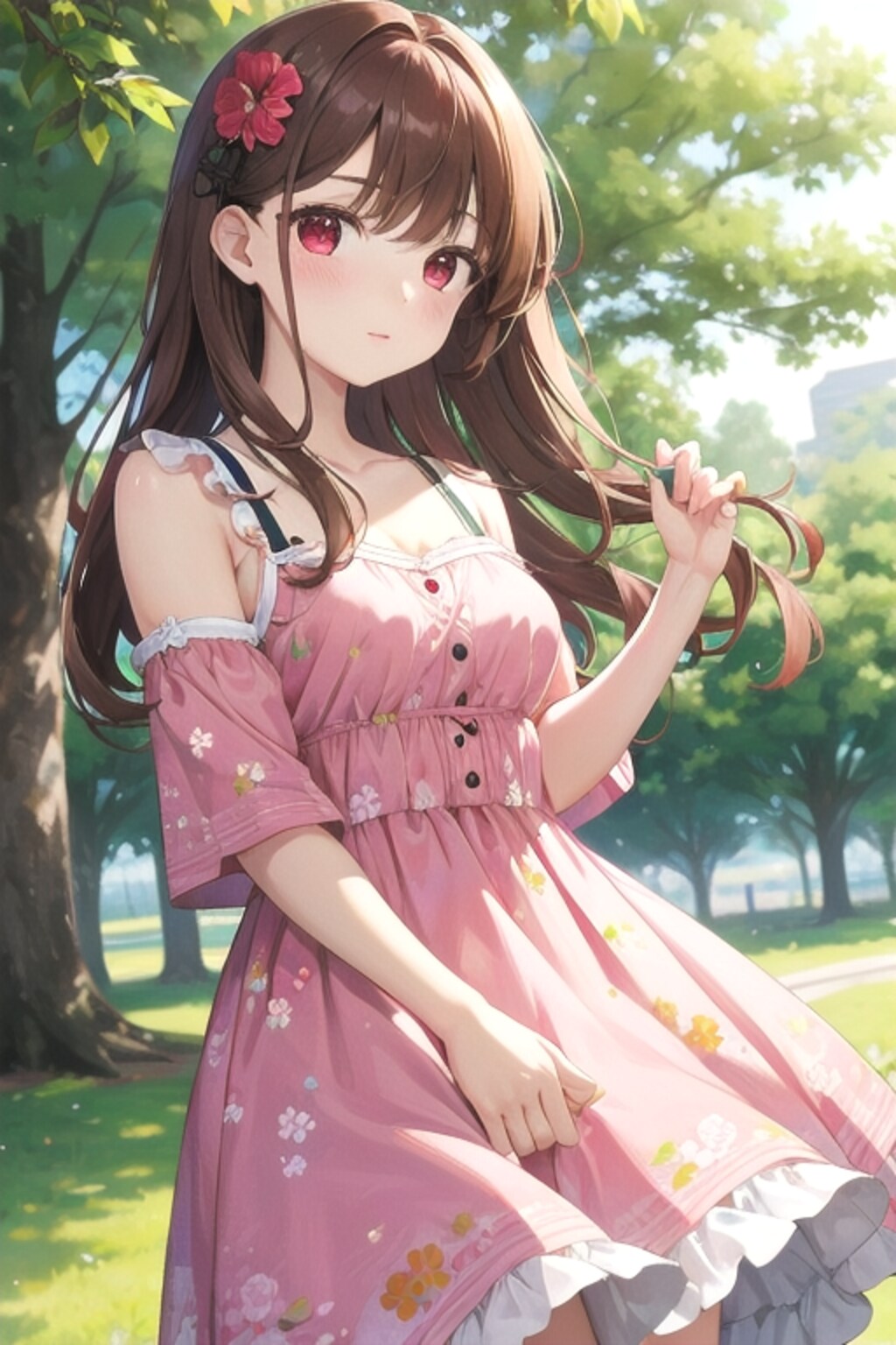 ワンピースの娘