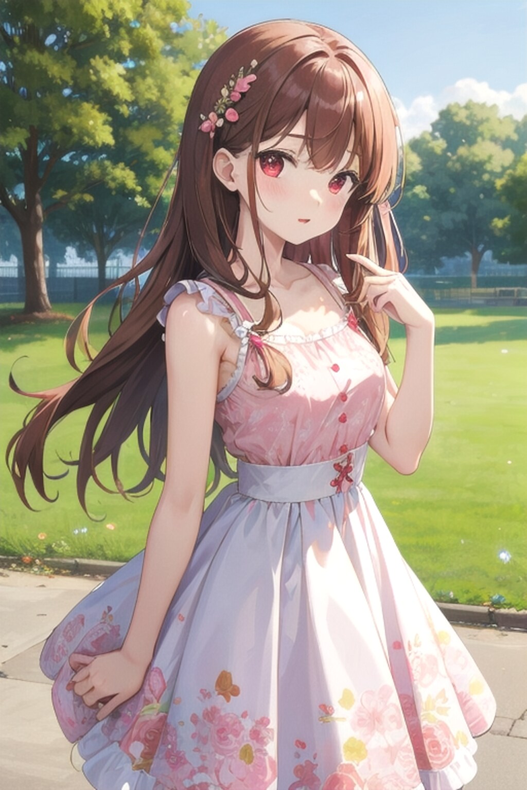 ワンピースの娘