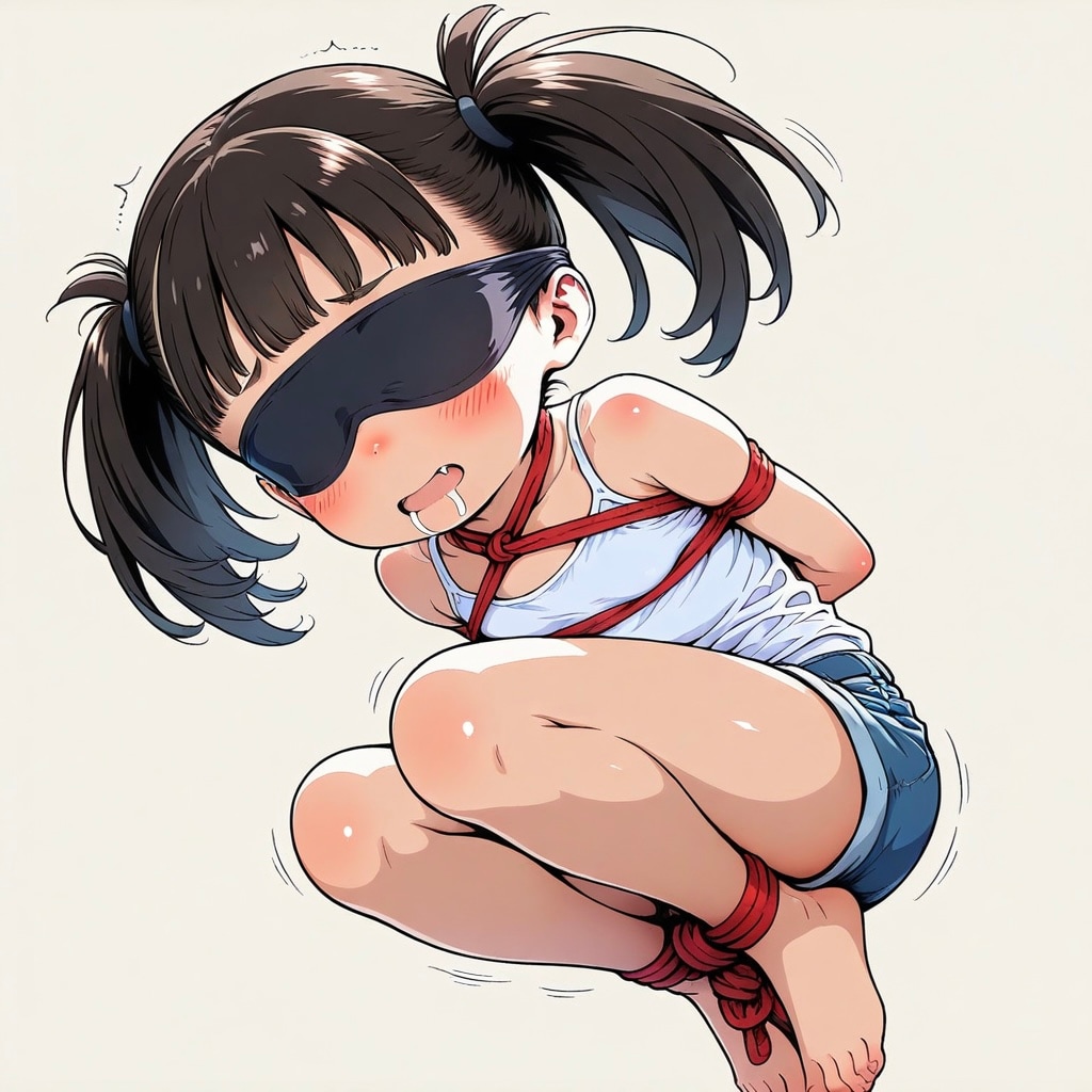 縛られて喜ぶ女の子