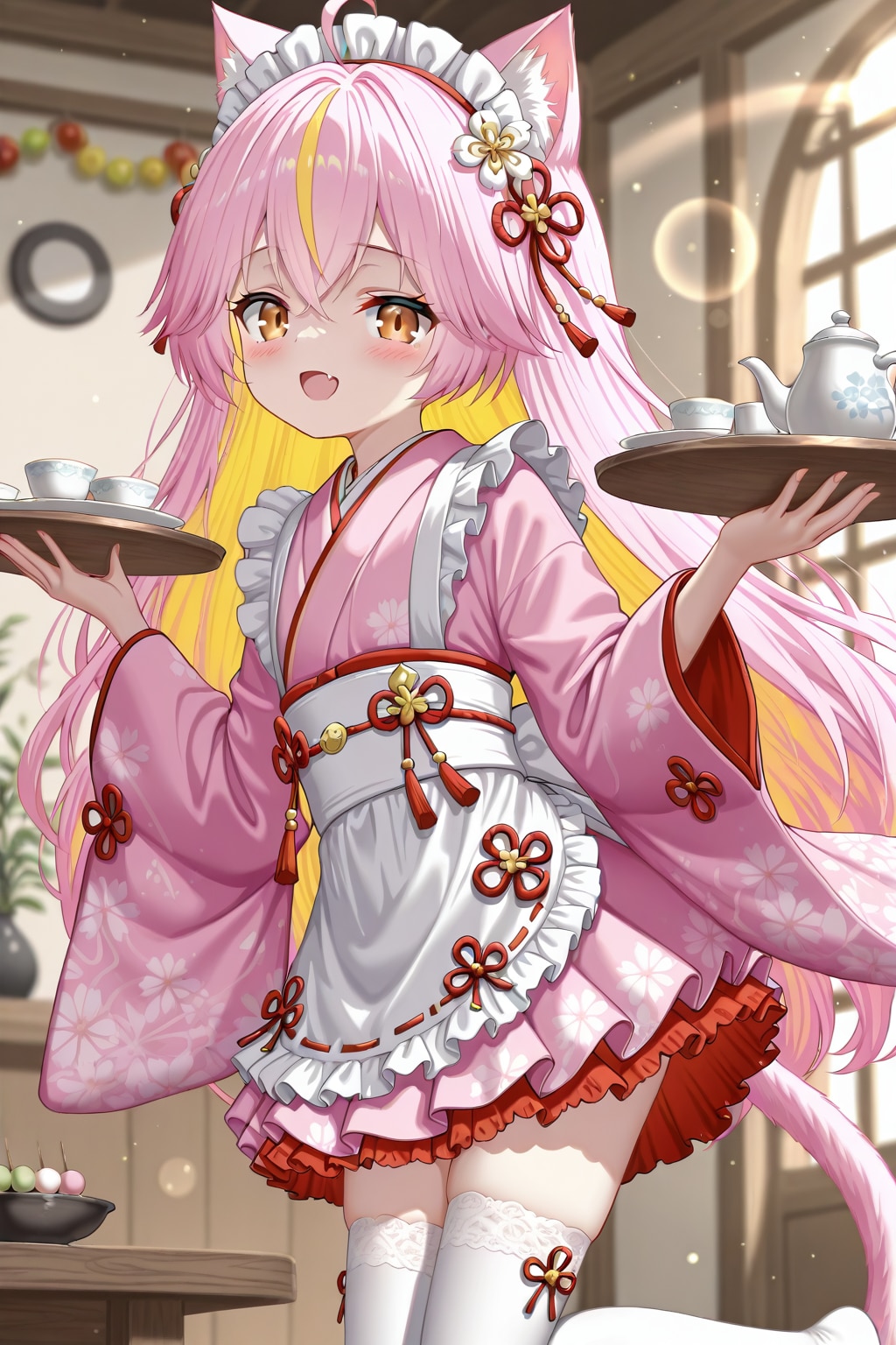 ネコミミワフウメイド