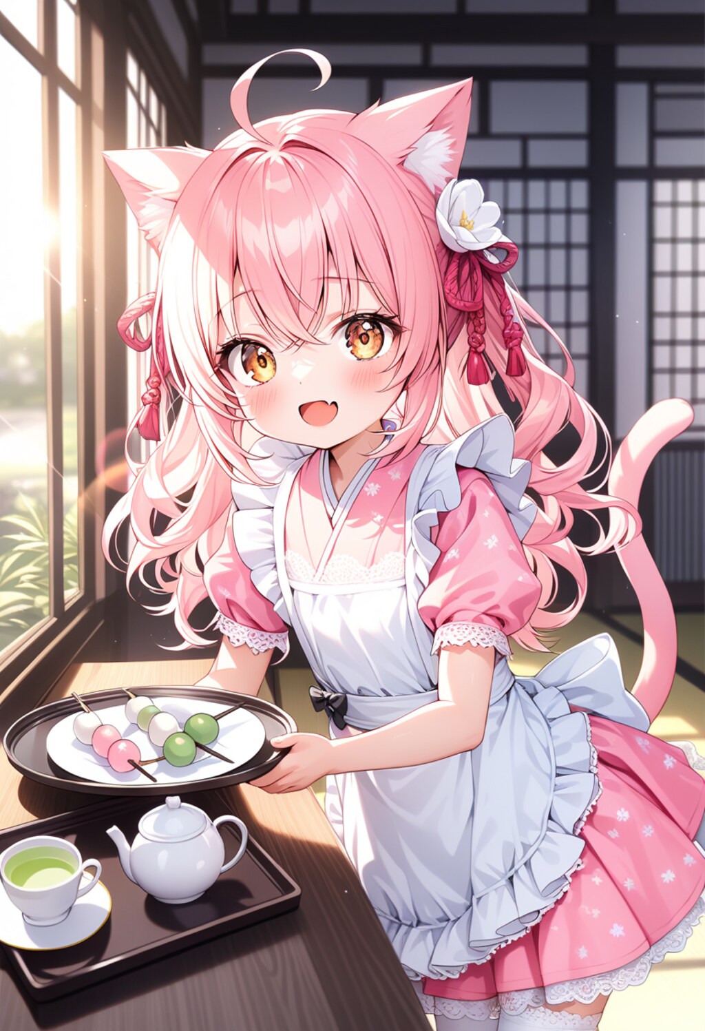 ネコミミワフウメイド