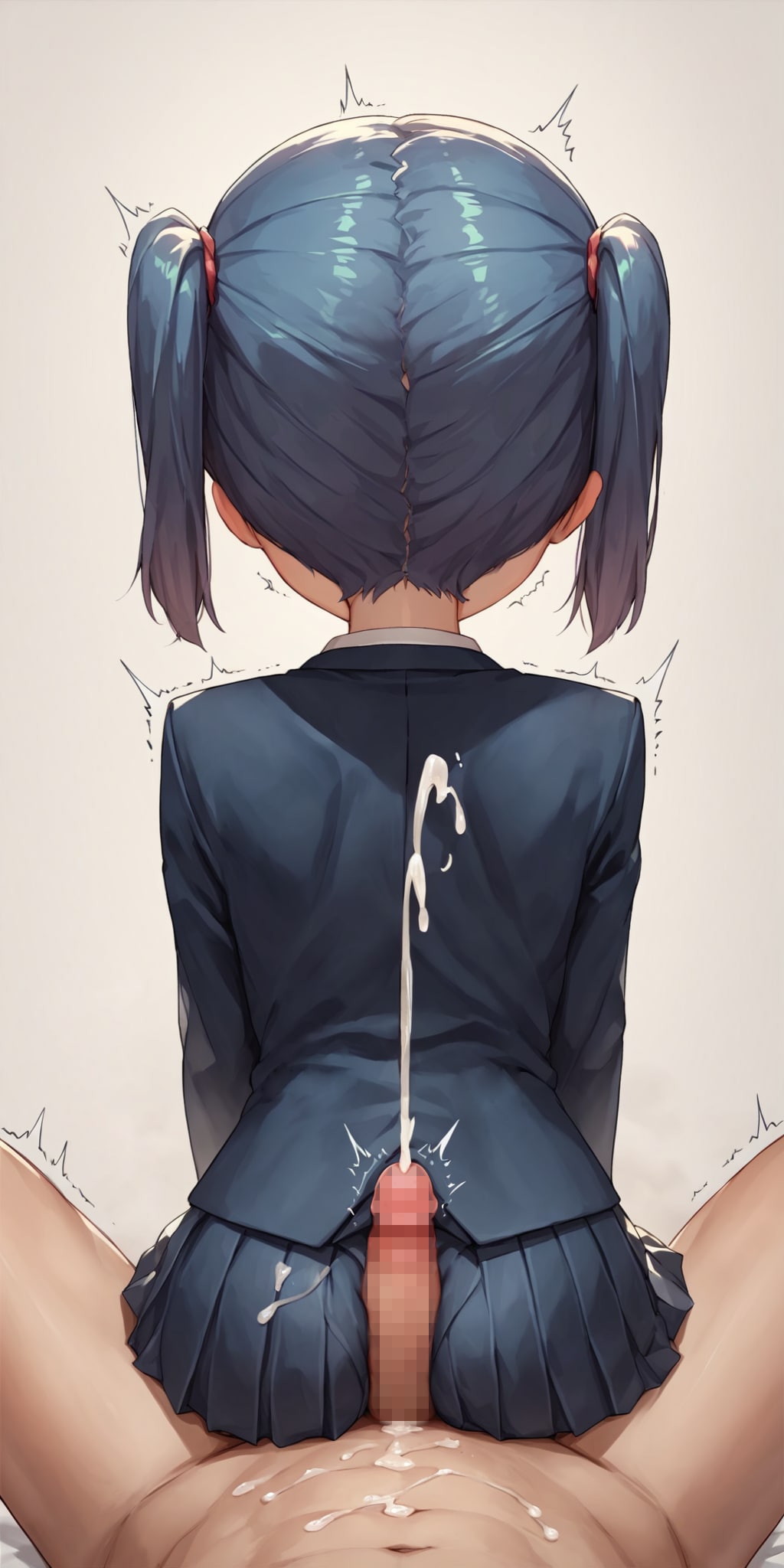 尻コキしてくれるブレザーの女の子