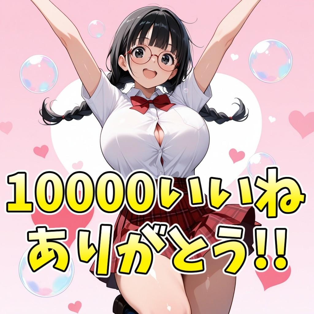 10000いいねありがとう！！