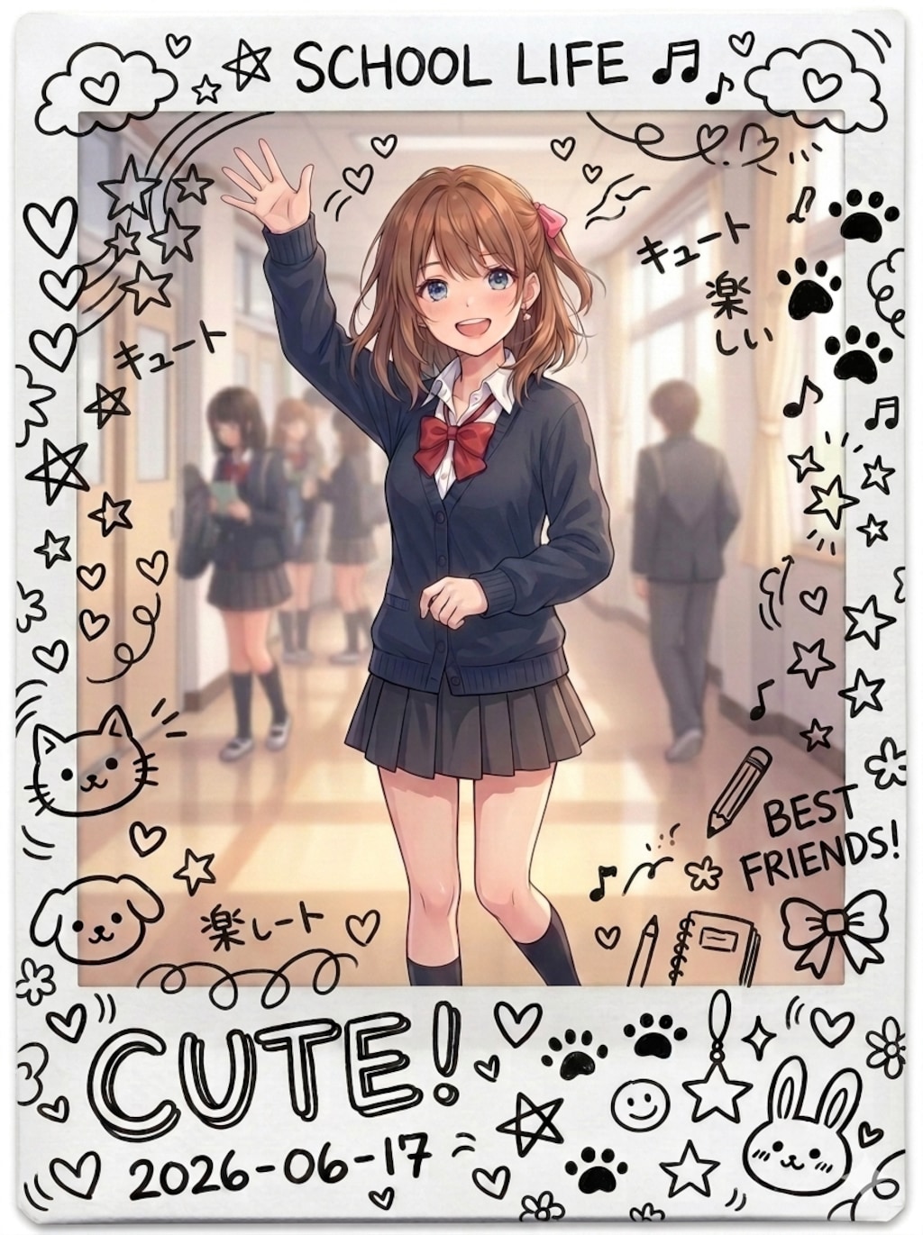 デコ娘のフォト？