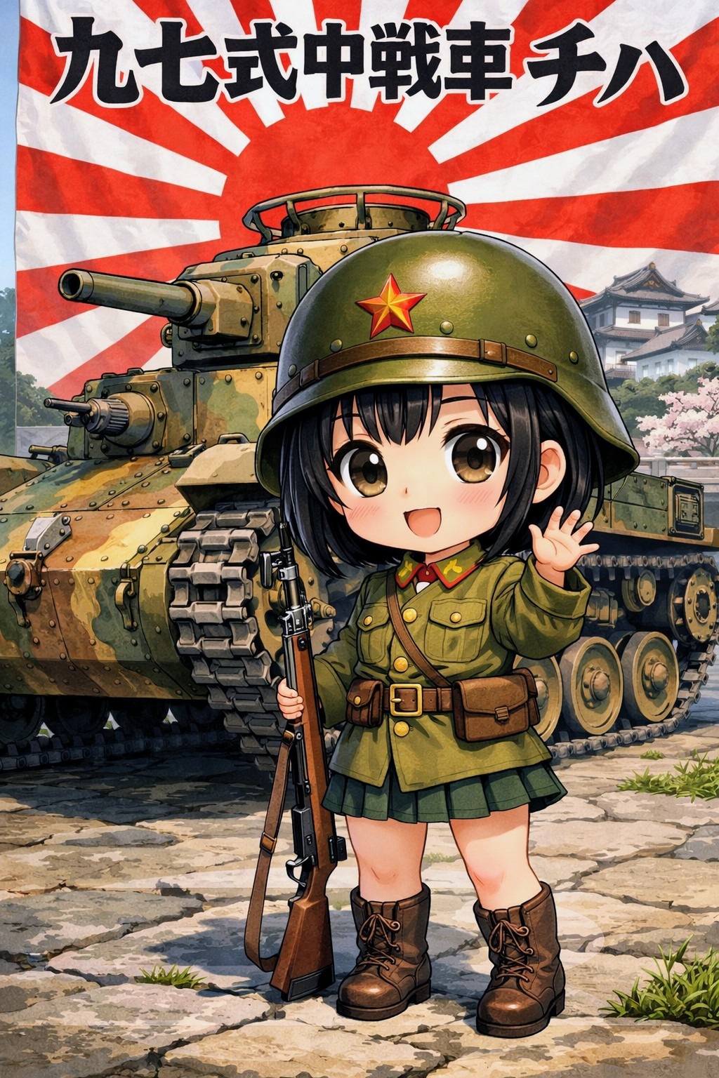 チハ戦車＆九〇式野砲お姉やん