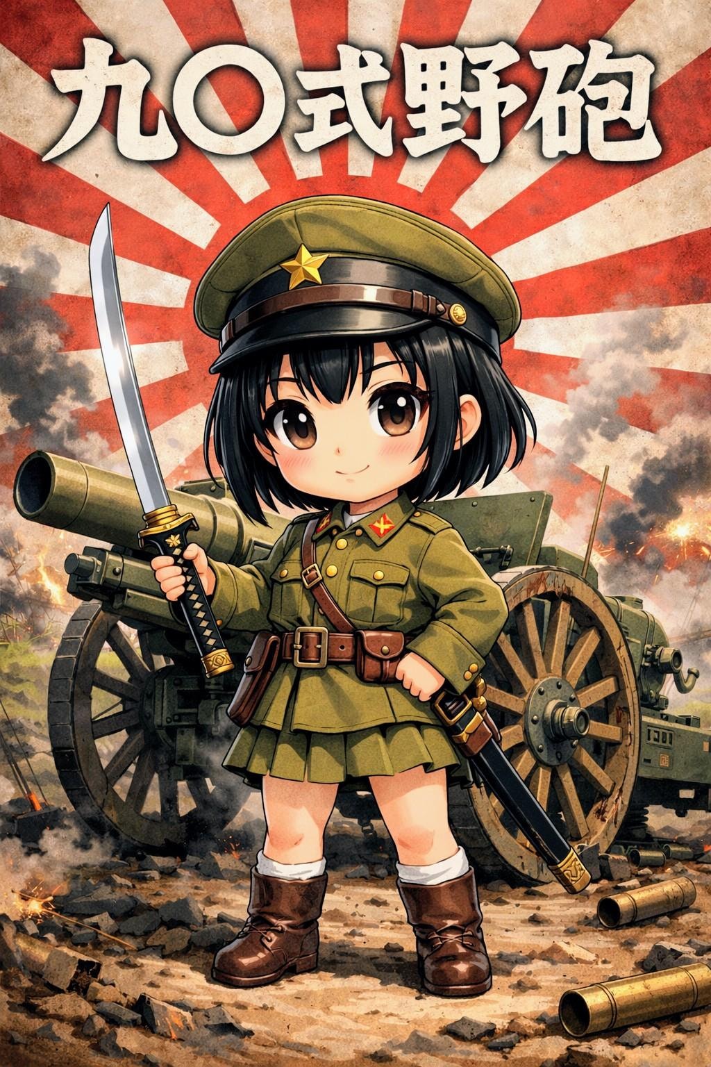 チハ戦車＆九〇式野砲お姉やん