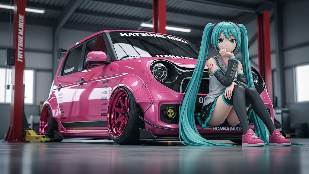 初音ミクとN-ONE