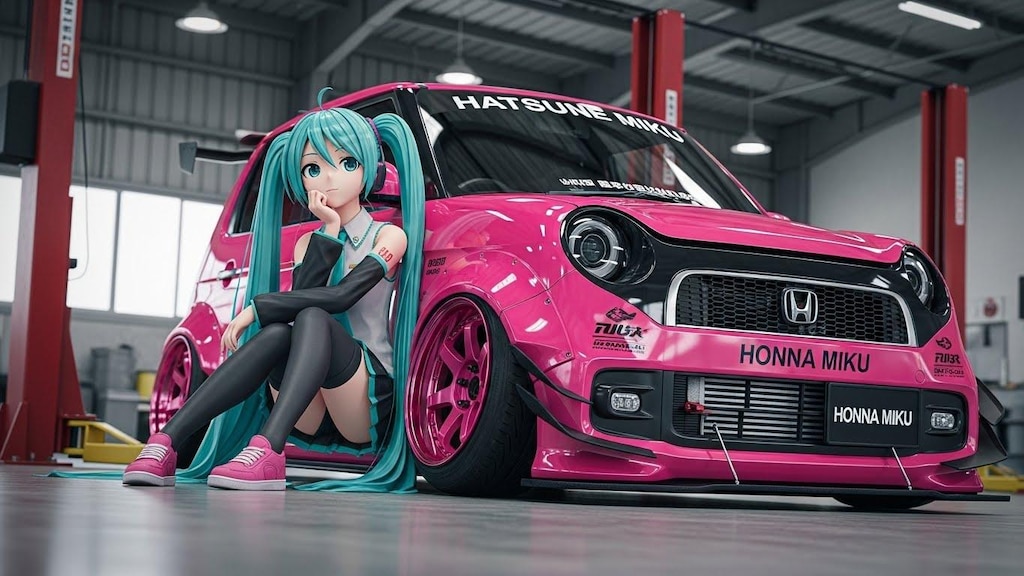 初音ミクとN-ONE