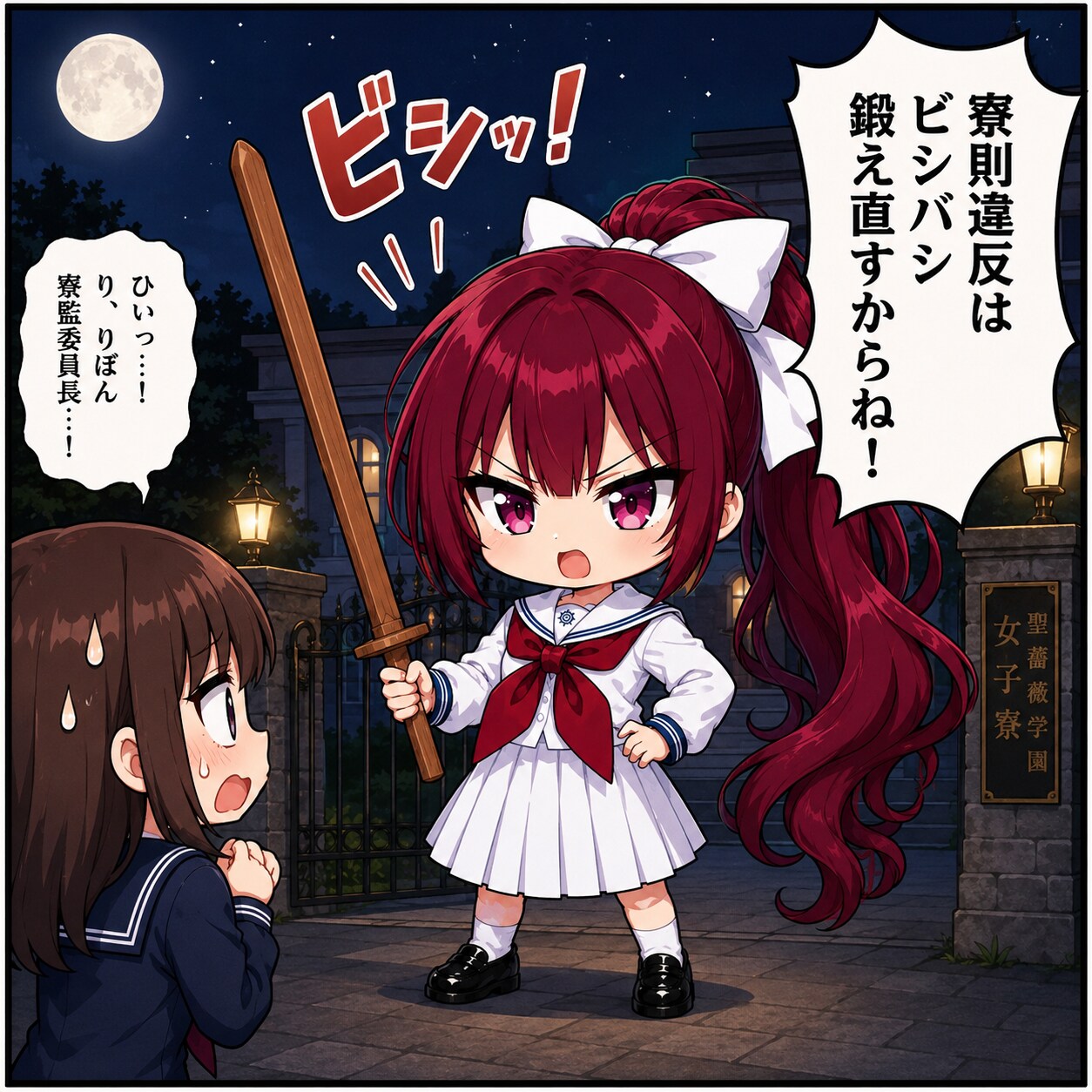 聖薔薇学園編〜鬼の寮監委員長りぼん〜