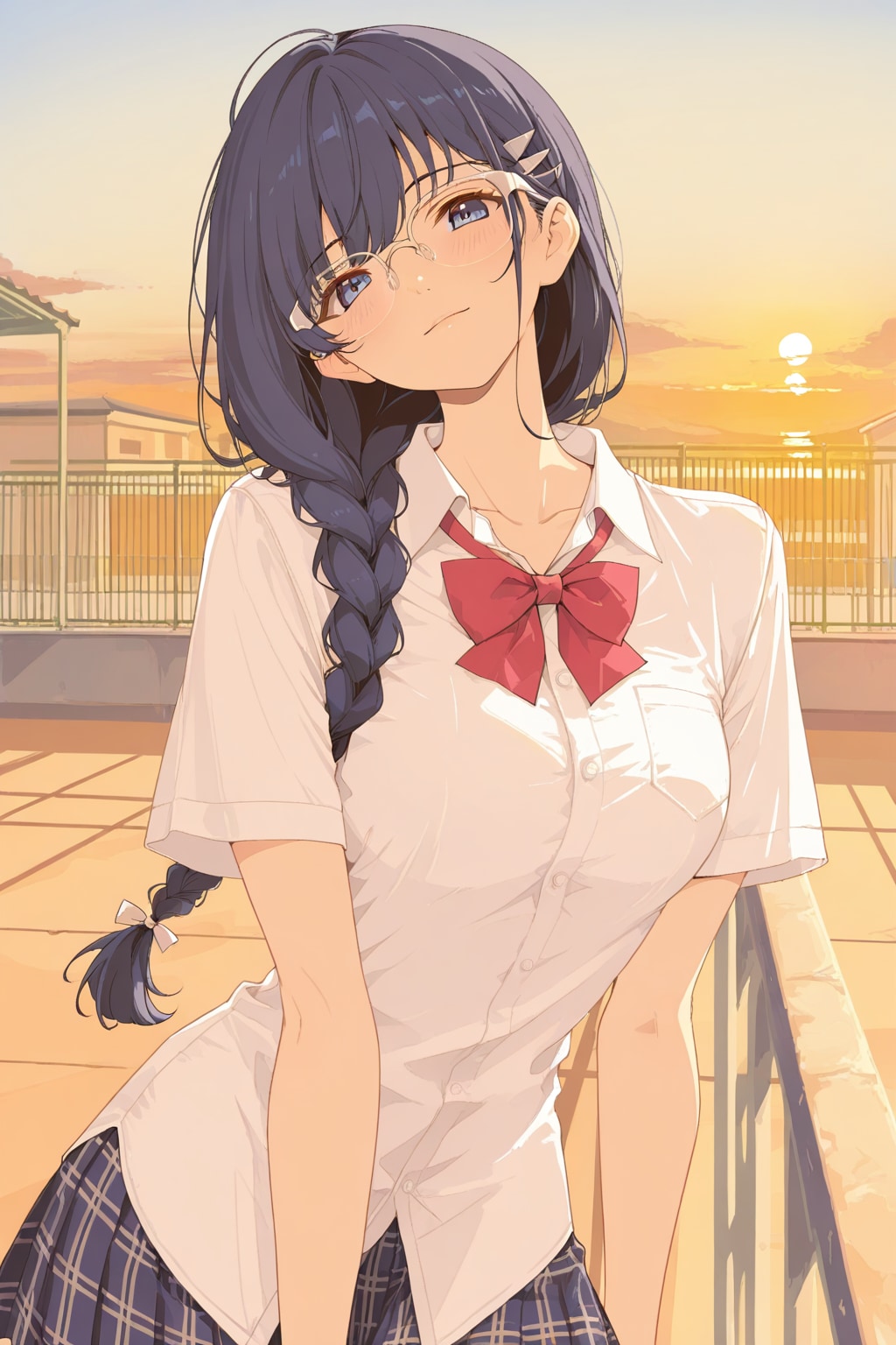 夕暮れ