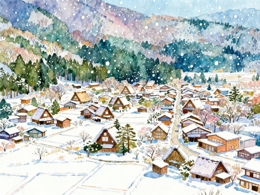 冬の白川郷