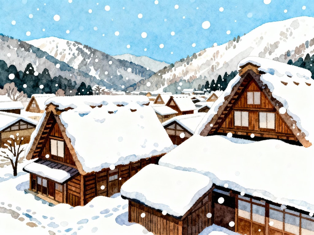 冬の白川郷