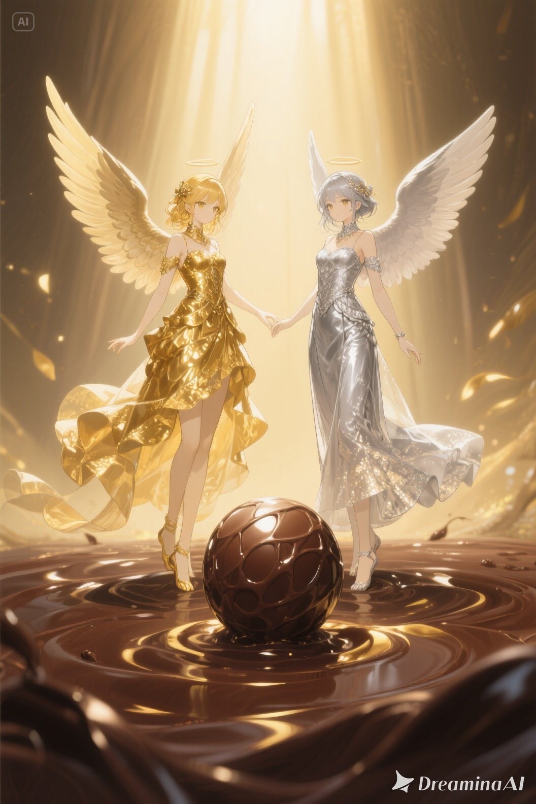 金と銀のエンゼル618 | の人気AIイラスト・グラビア